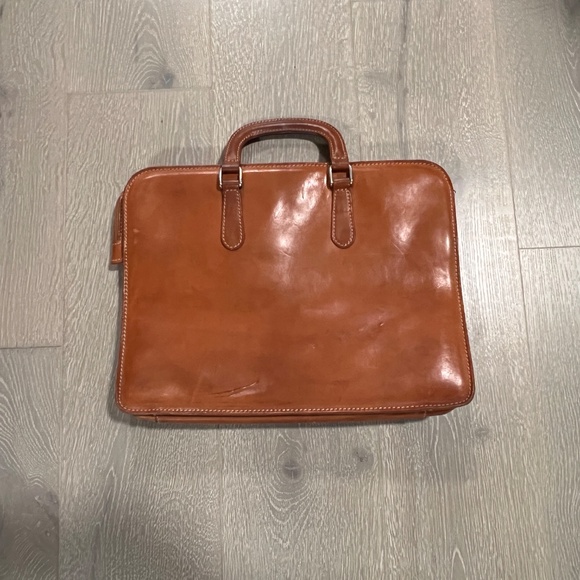 I MEDICI FIRENZE Brown Leather Briefcase - Picture 10 of 10